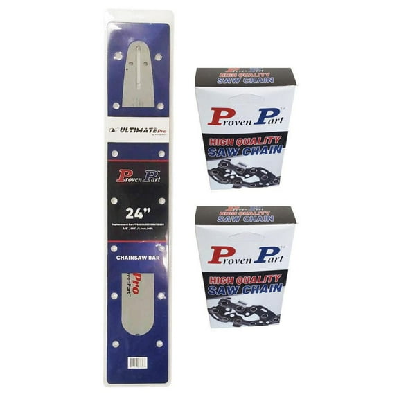 24In Bar and 2 Chains 3/8 .050 84DL For Makita DCS7901, DCS9000, DCS9010FL