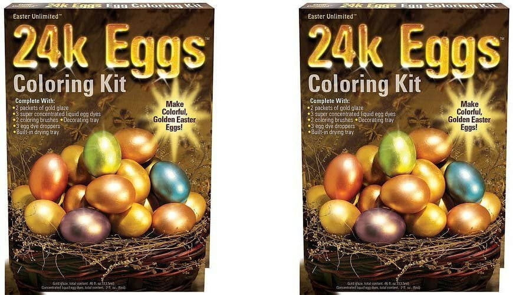 EASTER UNLIMITED 24K Egg Coloring Art Kit