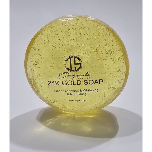 Oniipoade Newyork 24K Gold Deep Cleansing Soap, Clarifying, Single Piece