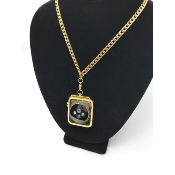 24K Gold 42MM iWatch And Gold Neckless
