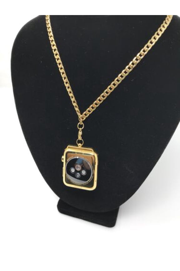 24K Gold 42MM iWatch And Gold Neckless