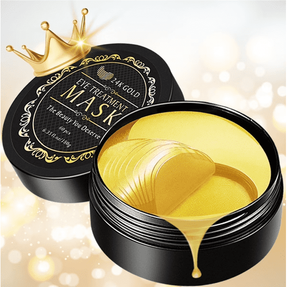 24K Gold Eye Mask for Dark Circles, Puffiness and reduce the look of wrinkles
