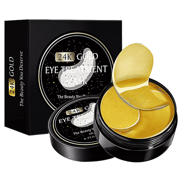 SWISSOKOLAB 24K Gold Collagen Under Eye Patches – Anti Dark Circle, Puffiness, Wrinkles