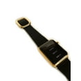 thumbnail image 1 of 24K Gold Plated 38MM Iwatch *SERIES 2* BLACK Modern Leather Buckle, 1 of 3