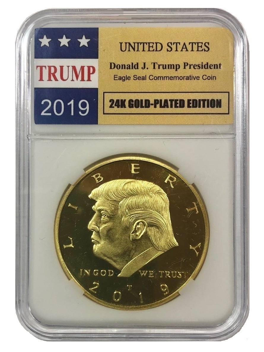 24K Gold-Plated Donald J. Trump 2019 President Taiwan | Ubuy