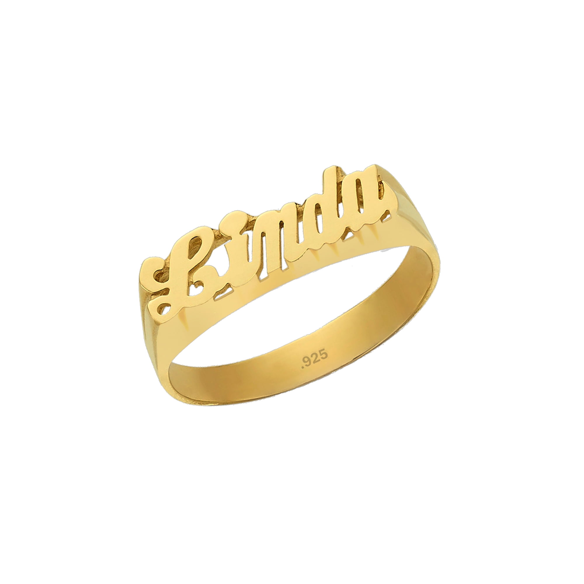 Personalized One Name Ring – Customize You Shop