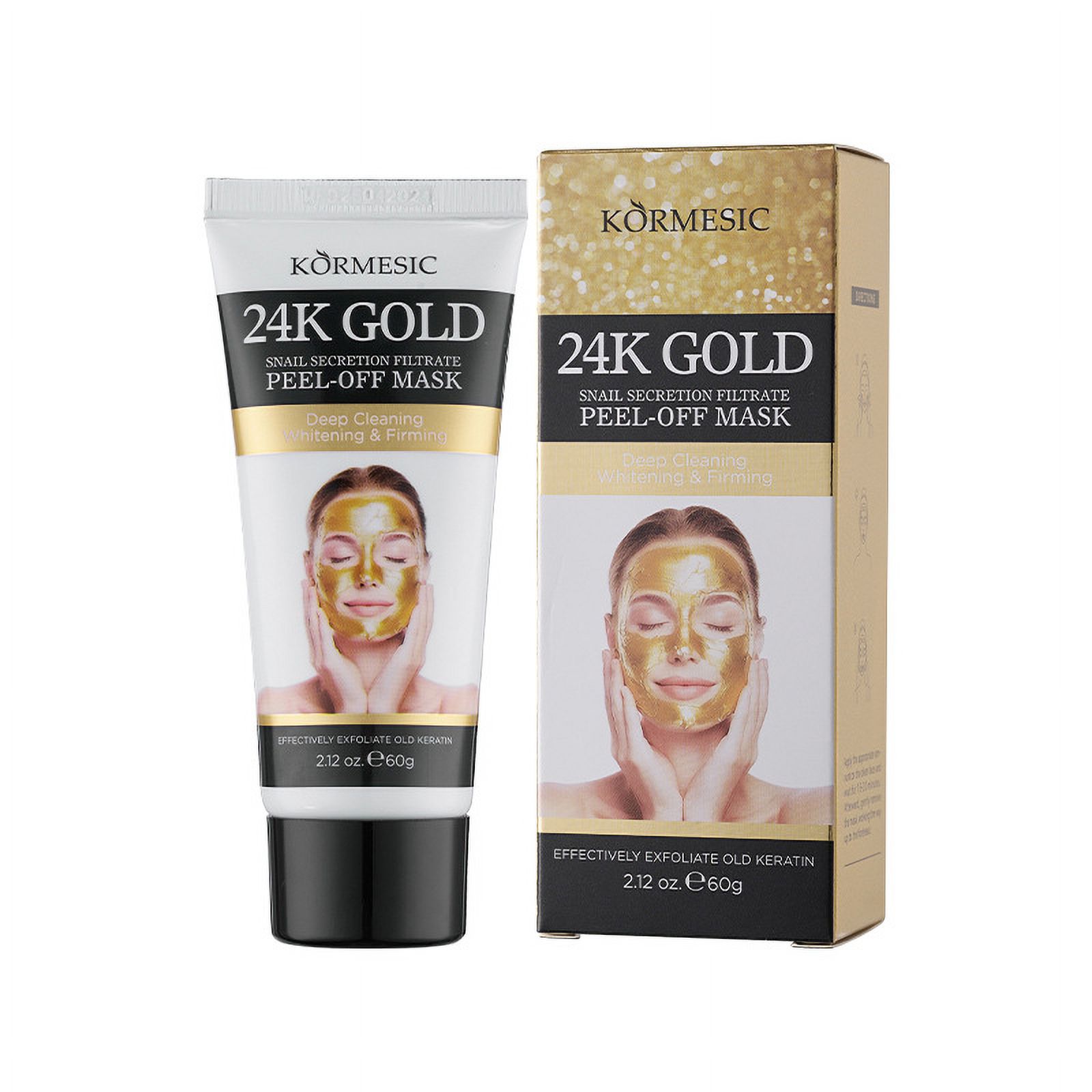24K Gold Snail Firming Peel Off Face Mask Anti Aging, Lifting