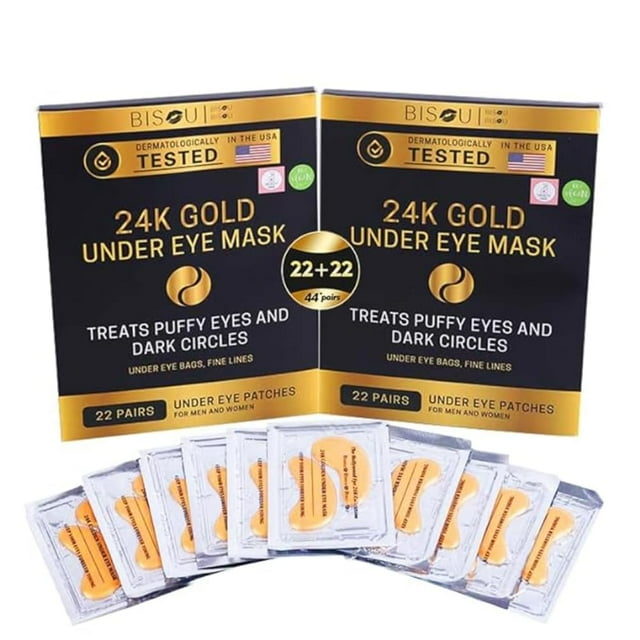 24K Gold Under Eye STF9 , Eye Mask ,Eye for Puffy Eyes and Dark Circles