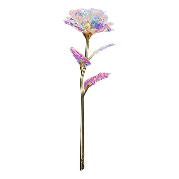 24K Gold foil Galaxy Rose Artificial Rose Gifts for Valentine's Day, Mother's Day, Birthday, Anniversary, Wedding Gifts