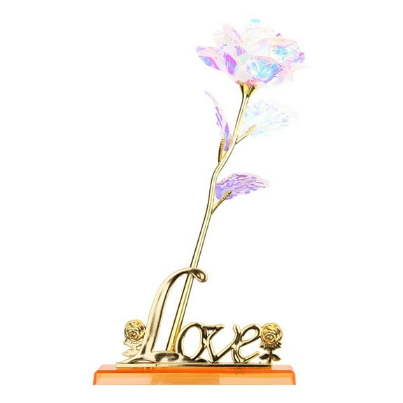 24K Gold foil Galaxy Rose Artificial Rose Gifts for Valentine's Day, Mother's Day, Birthday, Anniversary, Wedding Gifts