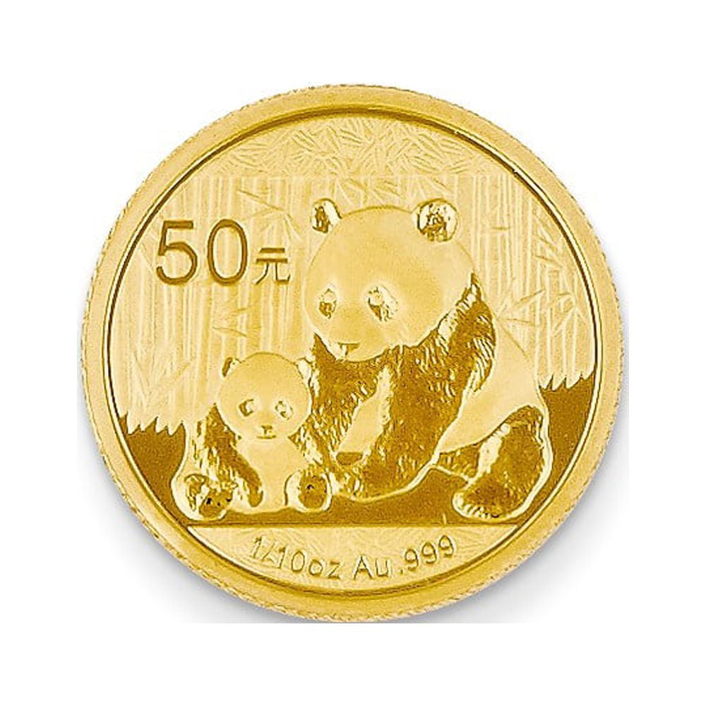 GEMAPEX 24K Yellow Gold Charm Pendant Year And Design Of Coin May Vary 17.95 mm