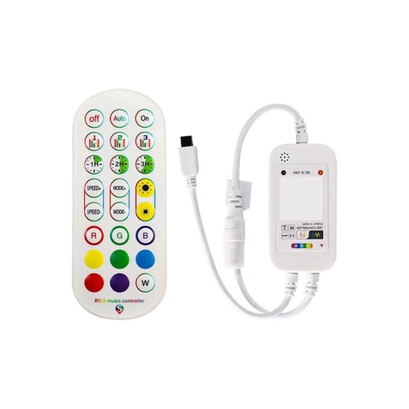 24Keys RGB LED Controller Tuya LED Strip Controller Music Controller with Smart Wi-Fi App Control