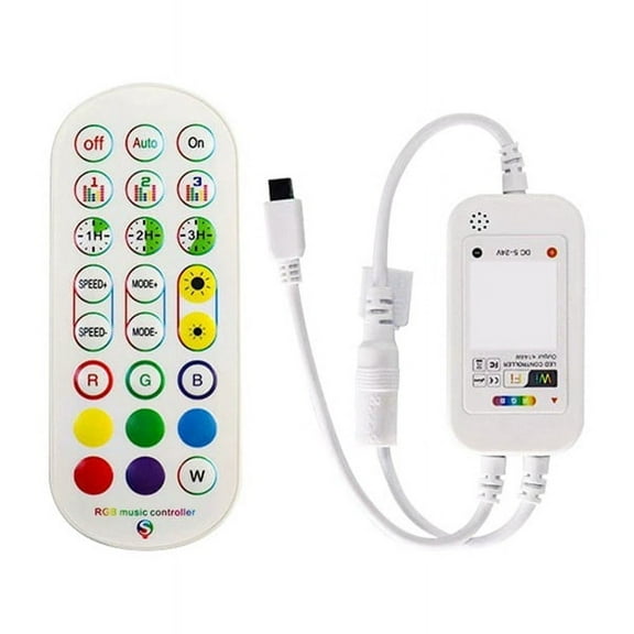 24Keys RGB LED Controller Tuya LED Strip Controller Music Controller with Smart Wi-Fi App Control