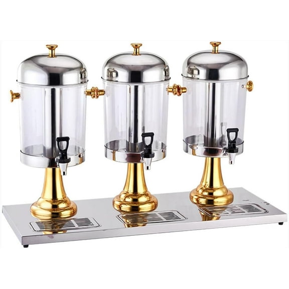 24L Double Container Commercial Juice Dispenser, Beverage Beer Dispenser, Cold Beverages