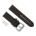 thumbnail image 1 of 24MM COW LEATHER WATCH BAND STRAP FOR BREITLING NAVITIMER CHRONOMAT DARK BROWN, 1 of 2