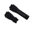 thumbnail image 1 of 24MM LEATHER STRAP SMOOTH BAND FOR (42MM/46MM) BELL & ROSS BR-01-03 WATCH BLACK, 1 of 2