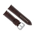 thumbnail image 1 of 24MM LEATHER WATCH BAND STRAP FOR BREITLING NAVITMER, COLT,CHRONOMAT BROWN WS, 1 of 2
