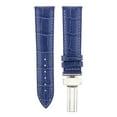 thumbnail image 1 of 24MM LEATHER WATCH BAND STRAP FOR BULOVA ACCUTRON WATCH DEPLOYMENT CLASP BLUE WS, 1 of 2