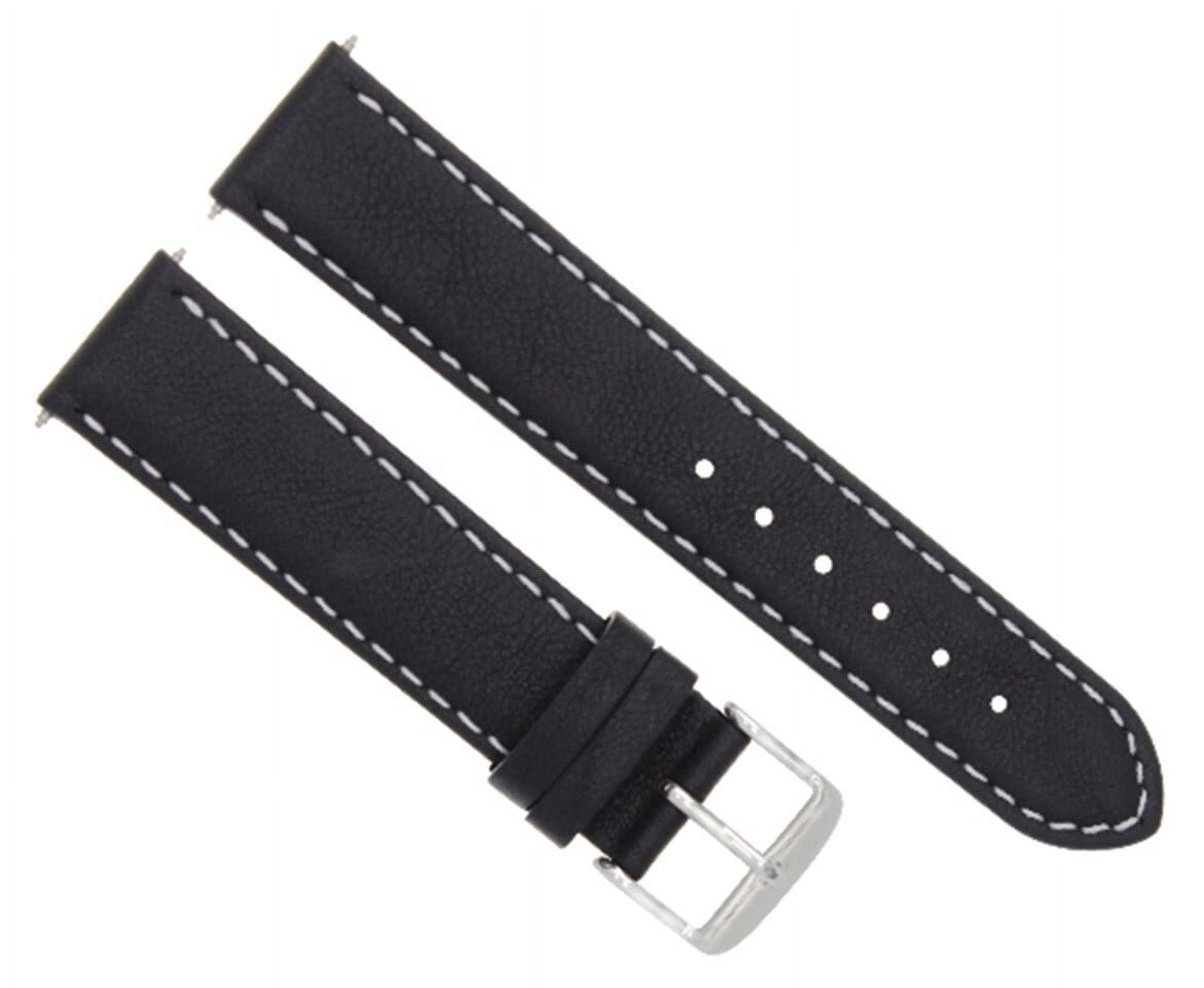 24MM LEATHER WATCH SMOOTH STRAP BAND FOR SONY SMART WATCH II