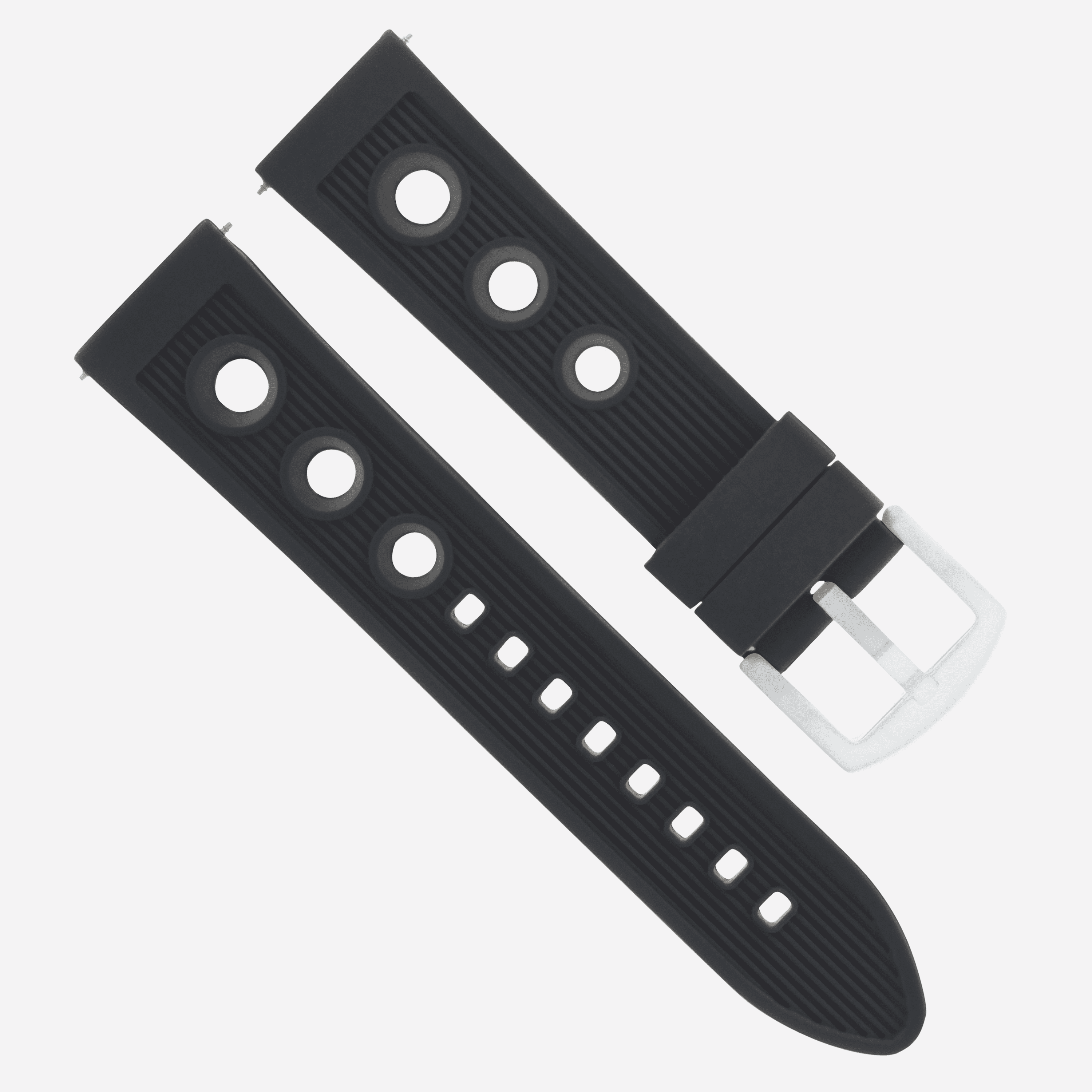 24MM RUBBER RACING WATCH BAND STRAP FOR INVICTA 19654 1102 12440