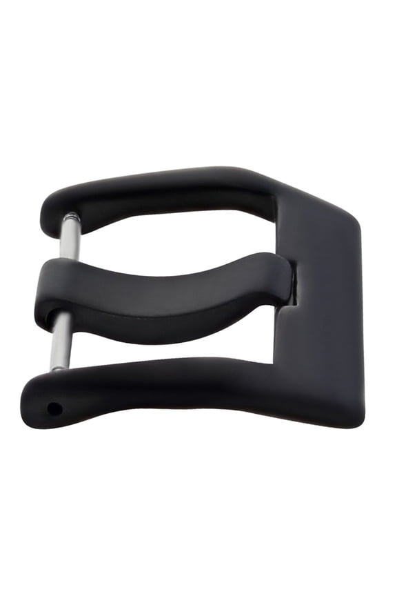 24MM RUBBER WATCH BAND STRAP FOR BELL & ROSS BR-01-BR-03 WATCH PVD BLACK BUCKLE