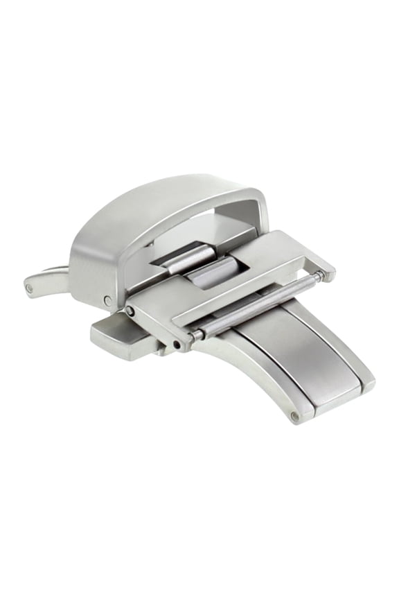 24MM THICKER RUBBER LEATHER DEPLOYMENT CLASP FOR WATCH STRAP BAND 3.5MM-5.5MM