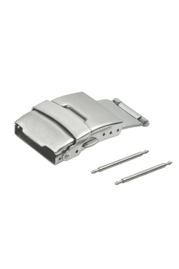 24MM WATCH BAND STRAP BUCKLE FLIP LOCK CLASP S/STEEL FOR BREITLING NAVITIMER TQ