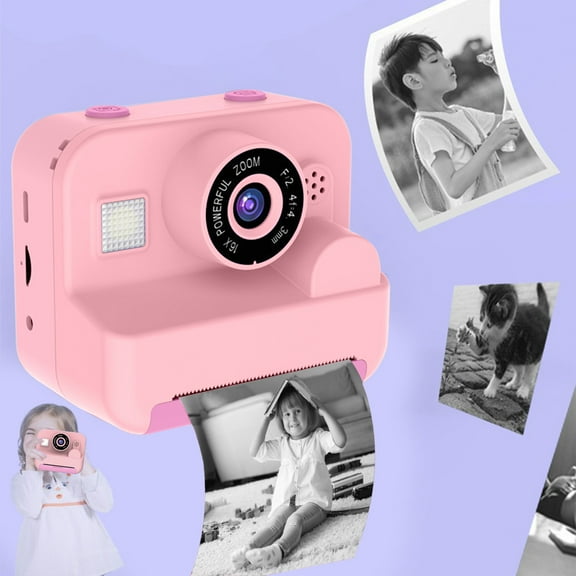 24MP HD Kids Printing Camera with 2.4-Inch Screen,Lightweight Portable Instant Print Photography Device for Children