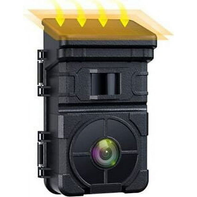 24MP HD Solar Trail Camera Rechargeable Game Wildlife Hunting IP66