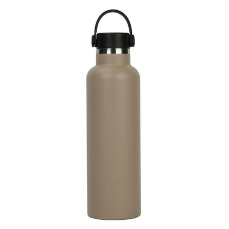 Ozark Trail 24 oz Stainless Steel Insulated Loop Carry Water Bottle, Tan