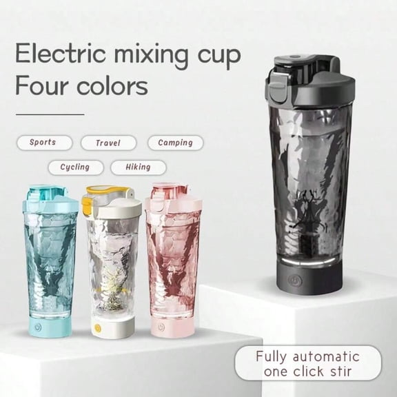 24Oz Electric Protein Powder Shaker Bottle, USB Rechargeable Automatic Mixing Cup, No-Clumping Blender for Protein, Milk, Coffee, Ideal for Fitness & Outdoor Sports