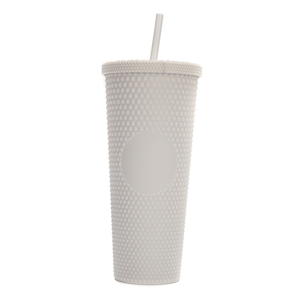 Matte Studded Tumbler 24oz with Blank Circle – Creating Attention