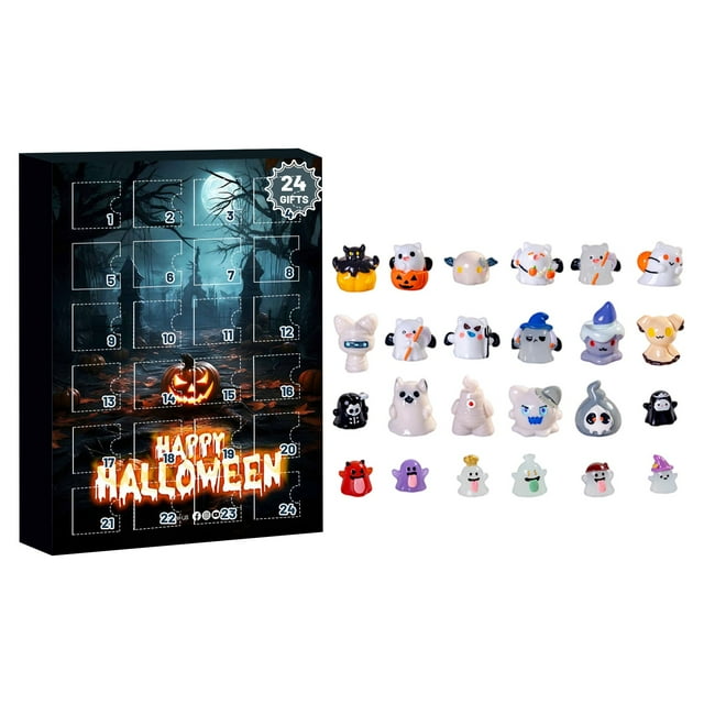 24PC Halloween Advent Calendar 226 3D Advent Calendar 226 24PC Vintage
