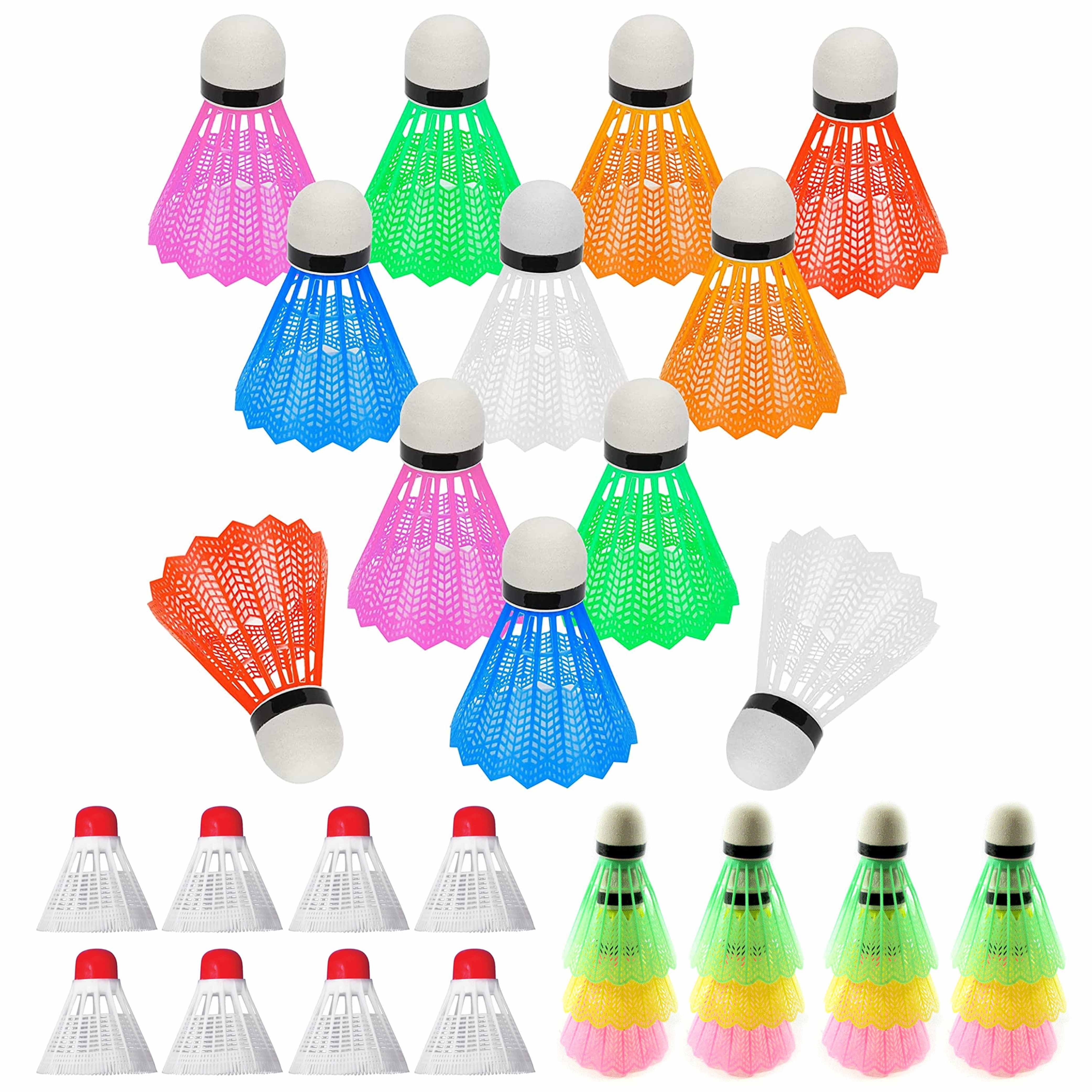 Nuolux Shuttlecock Badminton Shuttlecocks Birdies Shuttle Sports Training  Air Nylon Outdoor Indoorcork Professionalcolor