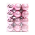 thumbnail image 1 of 24PCS 1.18 Inch Christmas Ball Ornaments, Mini Christmas Tree Decorations with Hanging Loops, Small Xmas Balls for Tree Wreath Holiday Party Decor (Green), 1 of 3