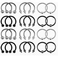 thumbnail image 1 of 24PCS 16G Surgical Steel Nose Septum Horseshoe Hoop Earring Eyebrow Tragus Lip Piercing Ring, 1 of 5
