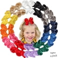 thumbnail image 1 of JoyBowie 24 Pcs 4.5 Inch Hair Bows Clips Grosgrain Ribbon Alligator Clips for Girls Toddlers Kids, 1 of 10