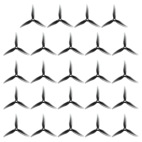 24PCS 51466 V2 FPV Propeller 5inch 3 Blade Propeller Drones Propeller for FPV RC Racing Drone Gray