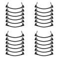 thumbnail image 1 of 24PCS 6 Inch Guitar Patch Cables, Black Guitar Pedal Cable Effect Cable Cord, 1/4 Inch Right Angle Guitar Patch Cable, 1 of 5