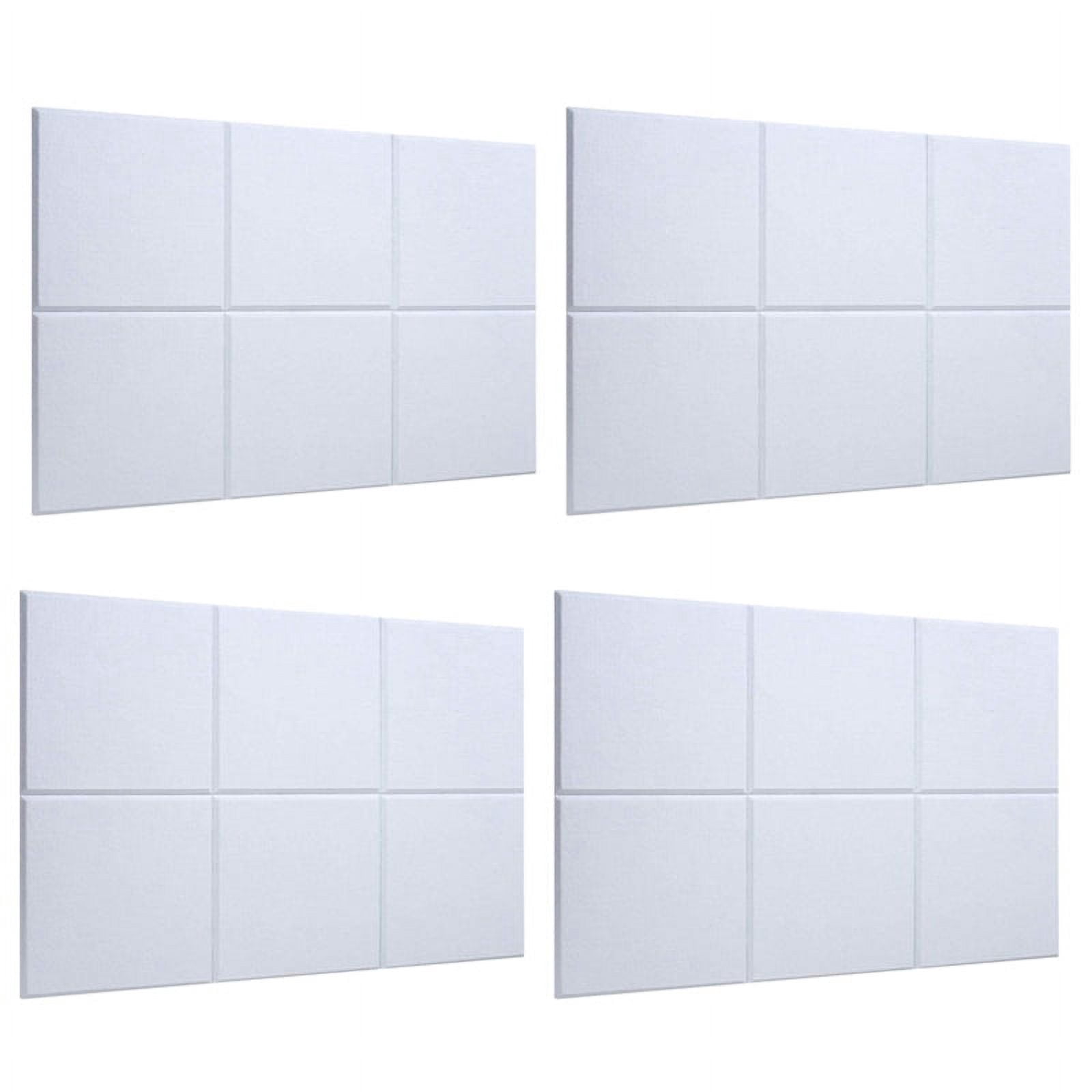 24PCS Acoustic Absorption Panel 12Inch x 12Inch x 0.4Inch Sound Proof Padding for Bass Isolation for Acoustic