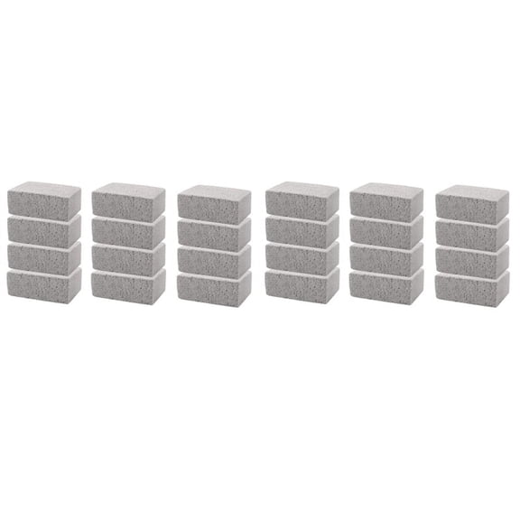 24PCS BBQ Grill Cleaning Brush Brick Block Barbecue Cleaning Stone Pumice Brick for Barbecue Rack Cleaner BBQ Tools