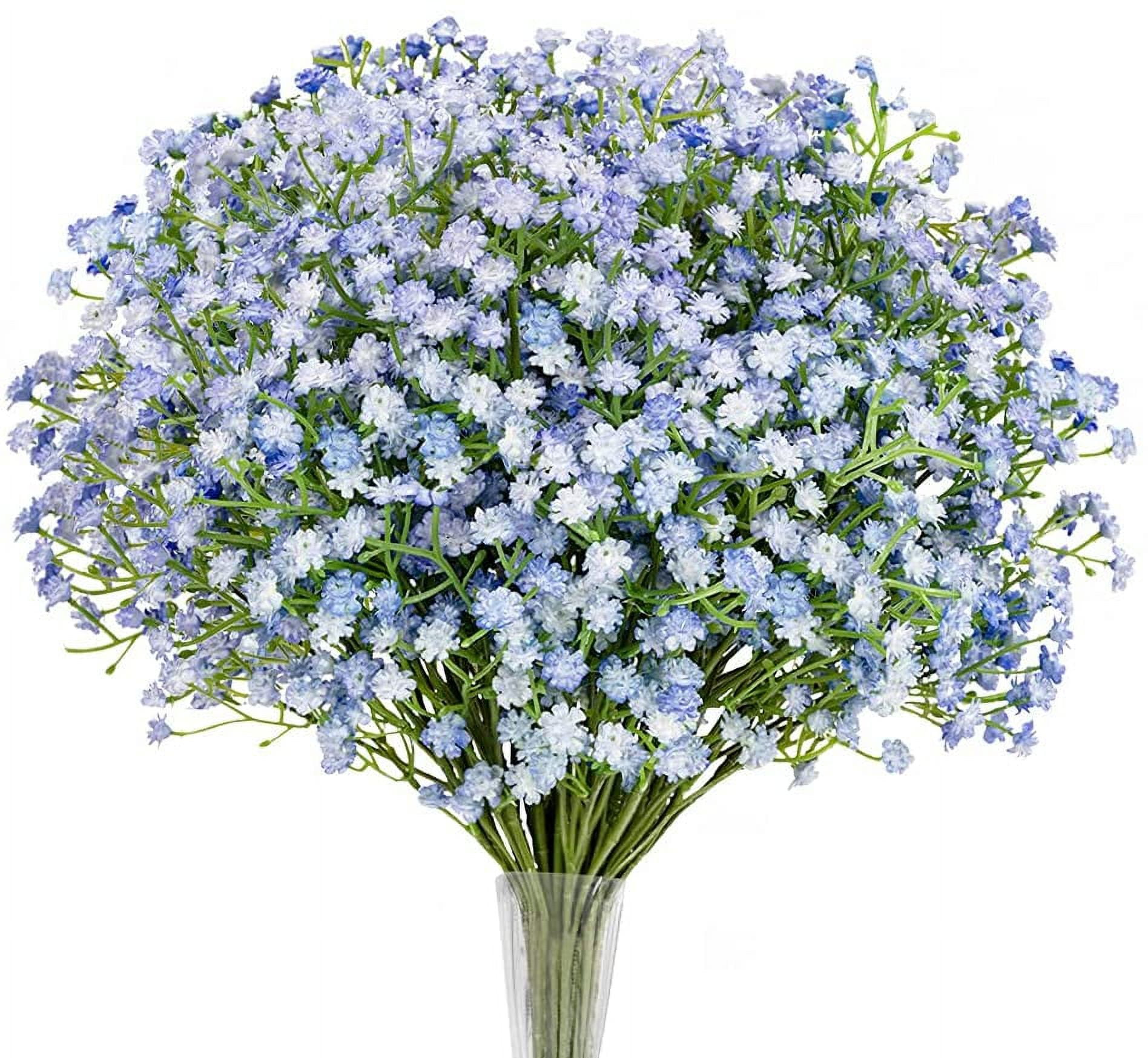 Dalrosia 24PCS Babys Breath Artificial Flowers, Gypsophila Real Touch Flowers for Wedding Party Home Garden Decoration