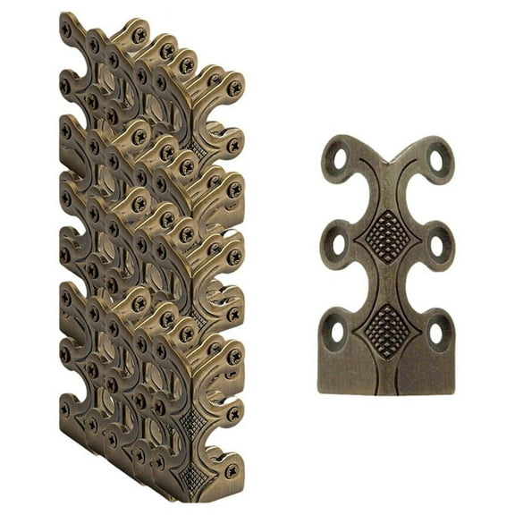 24PCS Baseboard Corner Protectors,Skirting Board Corner Protectors,Vintage Decorative Protector Cover for Baseboard