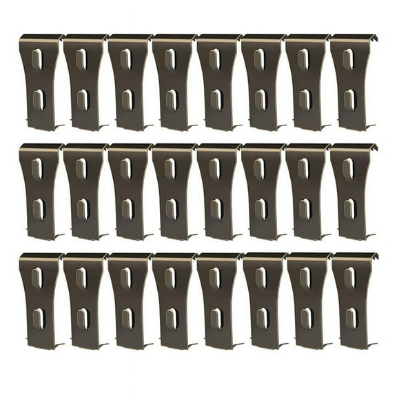 24PCS Brick Wall Clips Hook Steel Hanger Heavy Duty Metal Hangers for Hanging Outdoors