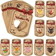 24PCS Candy Cards With Drifting Bottle Shaped Cards For Kids Valentine
