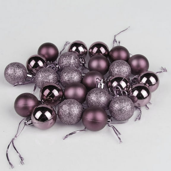 24PCS Christmas Ball, Hanging Christmas Decorations - 3Cm Christmas Tree L Bauble Hanging Home Party Ornament Decor