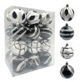 thumbnail image 1 of 24PCS Christmas Ball Ornaments, 2.36 in Shatterproof Xmas Tree Decorations, Plastic Baubles for Holiday, Party, Wedding, or Home Decor, 1 of 6