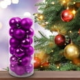 thumbnail image 1 of 24PCS Christmas Decorations Ornaments Indoor Christmas Decorations Christmas Xmas Tree Bauble Hanging Home Party Ornament Decor6Cm24Pcs, 1 of 5