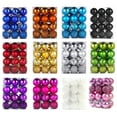 thumbnail image 1 of 24PCS Christmas Ornaments Christmas Balls, Electroplated Balls, Christmas Tree Decorations, Hanging Decorations, Festive Atmosphere, And Christmas Balls, 1 of 7