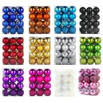 24PCS Christmas Ornaments Christmas Balls, Electroplated Balls, Christmas Tree Decorations, Hanging Decorations, Festive Atmosphere, And Christmas Balls